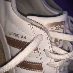 ADIDAS Rose Gold Superstars